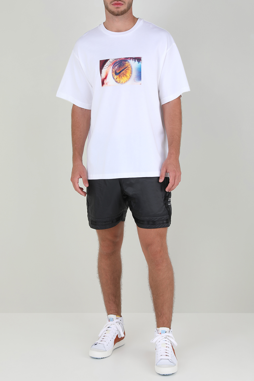 חולצת לוגו טי עם פרינט